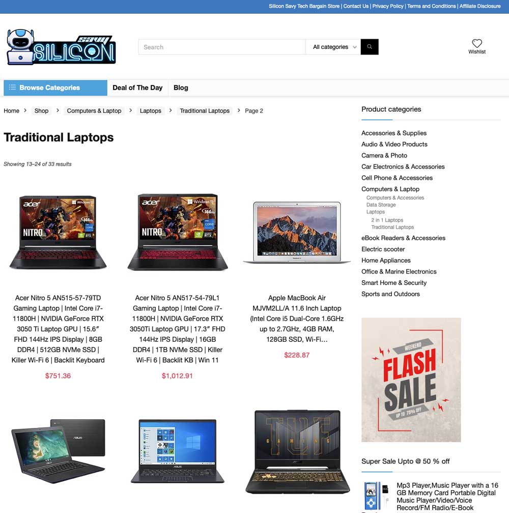 SiliconSavy Amazon Tech Bargain Store